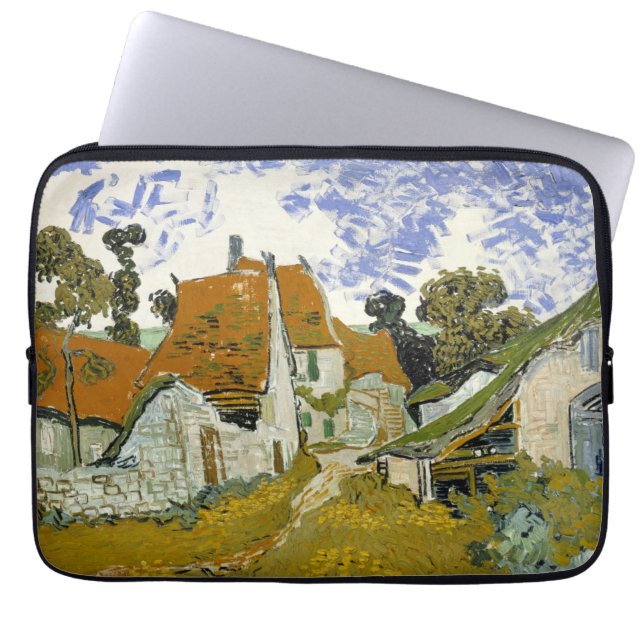 Funda Para Portátil Calle Auvers-sur-Oise Vincent van Gogh (Frente)