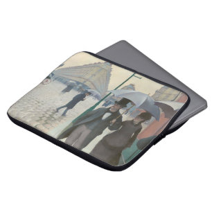 Funda Para Portátil Calle de París; Día lluvioso, conocido como París: