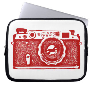 Funda Para Portátil Cámara rusa - Ruby en blanco