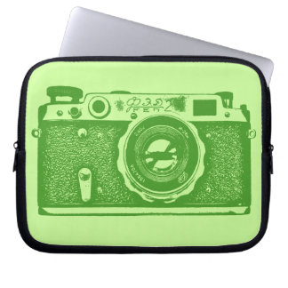 Funda Para Portátil Cámara rusa - Sombras de verde