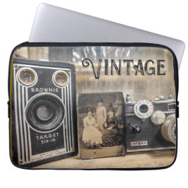 Funda Para Portátil Cámaras antiguas e impresión fotográfica