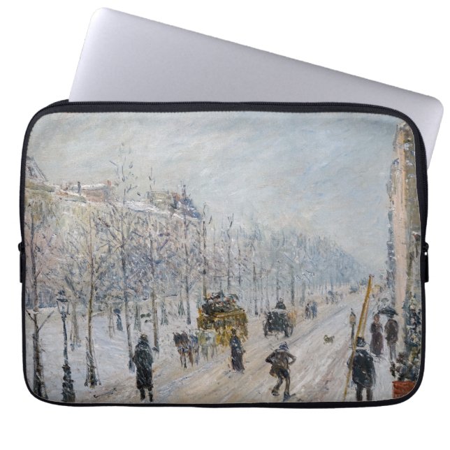 Funda Para Portátil Camille Pissarro - Boulevares exteriores, efecto n (Frente)