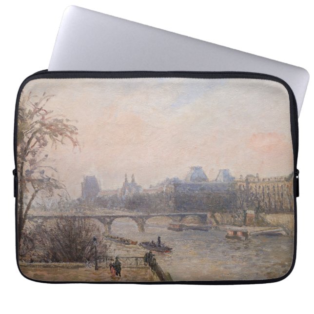 Funda Para Portátil Camille Pissarro - El Sena y el Louvre (Frente)