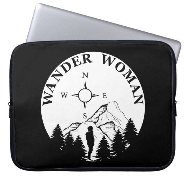 Funda Para Portátil caminante mujer (Frente)
