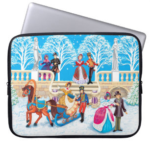 Funda Para Portátil Camino de invierno