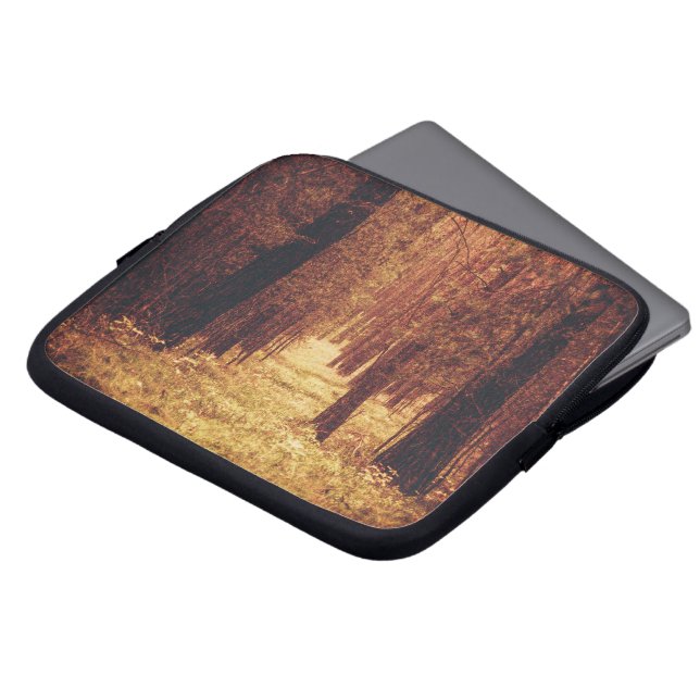 Funda Para Portátil Camino del bosque... (Superior anverso)