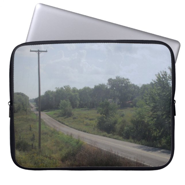 Funda Para Portátil Camino Rural Tranquilo (Frente)