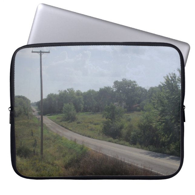 Funda Para Portátil Camino Rural Tranquilo (Frente)