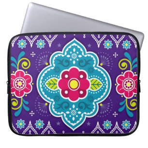 Funda Para Portátil Camiones de arte indio y paquistaní sin fisuras