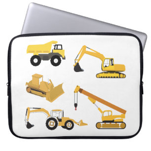 Funda Para Portátil Camiones de construcción