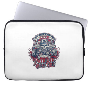 Funda Para Portátil Camioneta Monstruo Patriótica 1776 Fuera de Carret