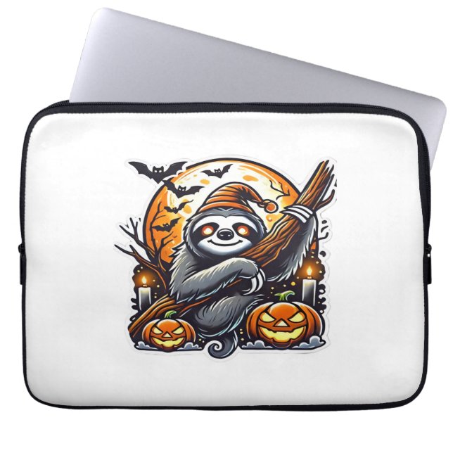 Funda Para Portátil Camiseta Clásica de Halloween (Frente)