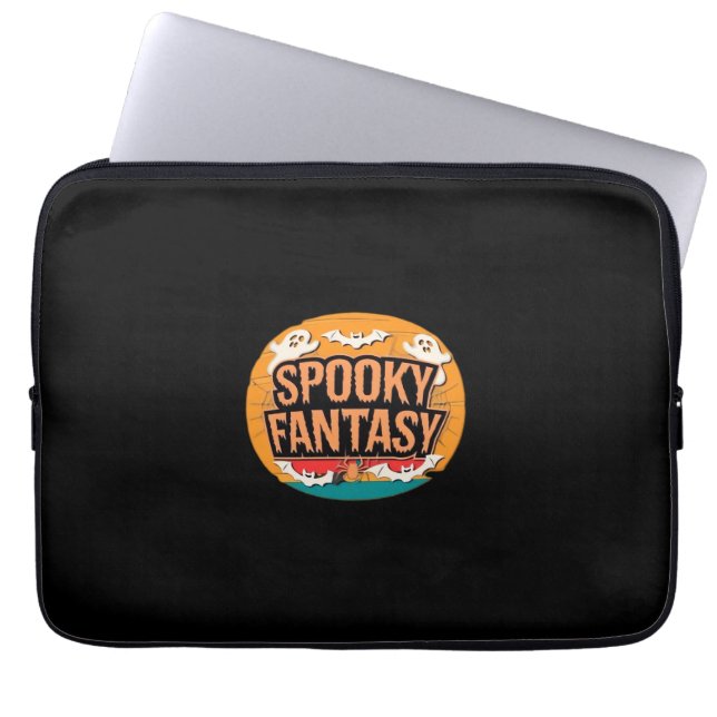 Funda Para Portátil Camiseta clásica de la Orquesta de Halloween (Frente)