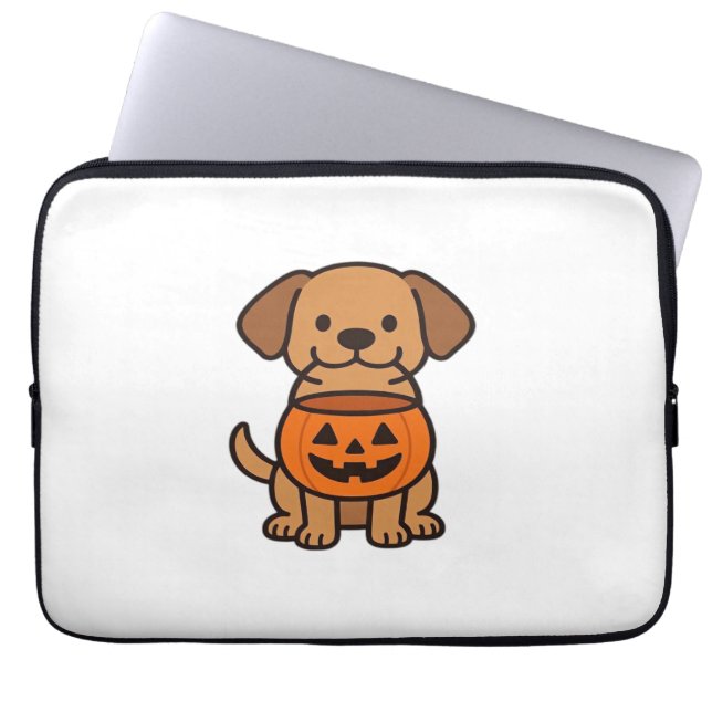 Funda Para Portátil Camiseta clásica de truco de perro de dibujos anim (Frente)