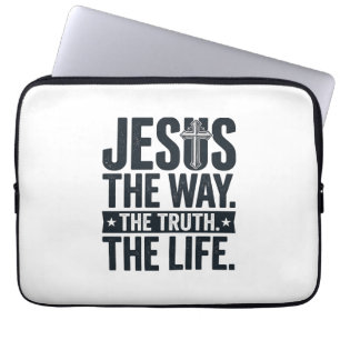Funda Para Portátil Camiseta Cristiana Jesús El Camino La Verdad La Vi