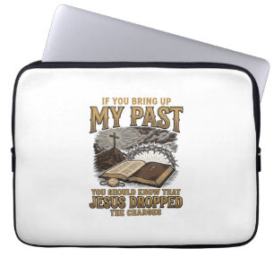 Funda Para Portátil Camiseta Cristiano Mi Pasado Jesús Retiró Los Carg