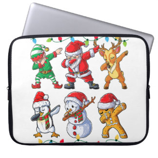 Funda Para Portátil Camiseta Dabbing Gingerbread para Navidades Chicas
