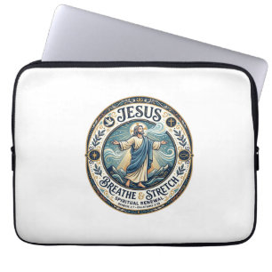 Funda Para Portátil Camiseta de bienestar del movimiento suave de Jesú