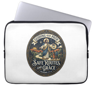 Funda Para Portátil Camiseta de conductor de autobús Jesús trabajador 