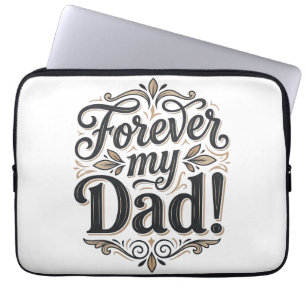 Funda Para Portátil Camiseta de diseño de letras vintage para siempre