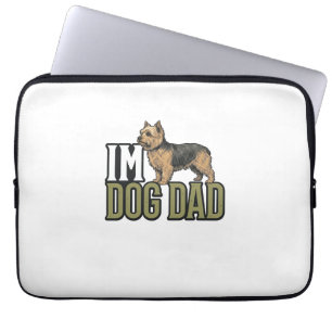 Funda Para Portátil Camiseta de diseño vintage de grabado de terrier p