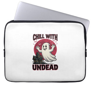 Funda Para Portátil Camiseta de Fantasma de Halloween Diseño de Zombie