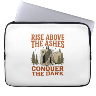 Funda Para Portátil Camiseta de grabado de cita de la cueva de la resu