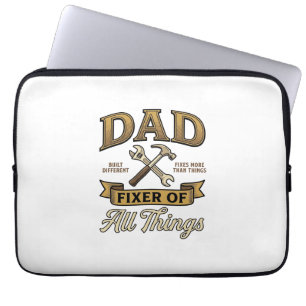 Funda Para Portátil Camiseta de grabado vintage de Papá reparador de t