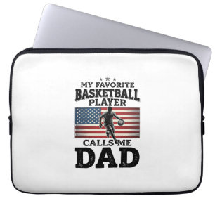 Funda Para Portátil Camiseta de grabado vintage patriótica para papá d