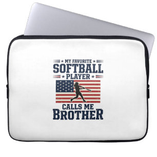 Funda Para Portátil Camiseta de grabado vintage patriótico hermano de