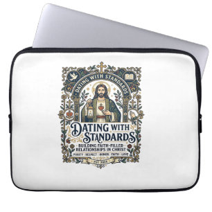 Funda Para Portátil Camiseta de humor de citas de Jesús relación crist