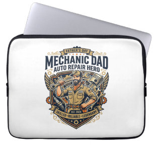 Funda Para Portátil Camiseta de mecánico del día del padre divertido r