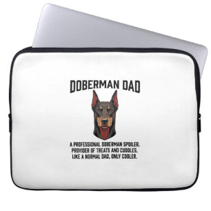 Funda Para Portátil Camiseta de Papá Doberman Grabado Vintage Amante d