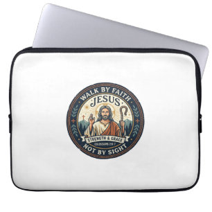 Funda Para Portátil Camiseta de tendencia de Jesus Matcha Cafe gráfico