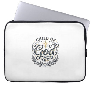 Funda Para Portátil Camiseta Diseño de Grabado Vintage Hijo de Dios_1