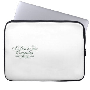 Funda Para Portátil Camiseta divertida de soporte de TI