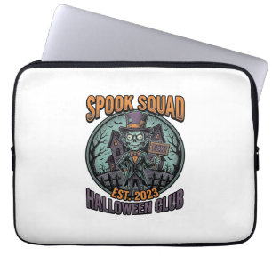 Funda Para Portátil Camiseta divertida de zombie de Halloween con grab