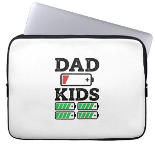 Funda Para Portátil Camiseta divertida vintage de diseño vectorial par