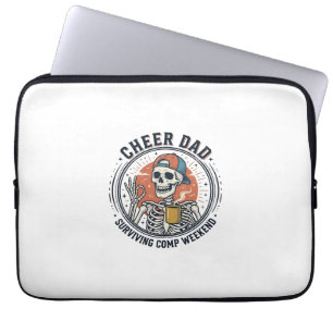 Funda Para Portátil Camiseta Esqueleto Fin de Semana de Competición So