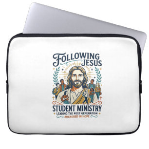 Funda Para Portátil Camiseta estilo campamento juvenil Merch Iglesia J