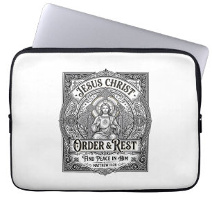 Funda Para Portátil Camiseta Gráfica Cristiana Jesús Declutter Limpia 