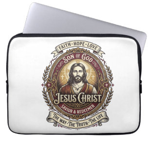 Funda Para Portátil Camiseta Gráfica de Antigüedades Jesús Arte Cristi