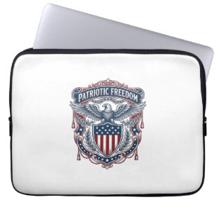 Funda Para Portátil Camiseta gráfica vectorial de estilo de bandera de