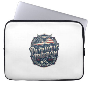Funda Para Portátil Camiseta gráfica vectorial de la herencia patrióti