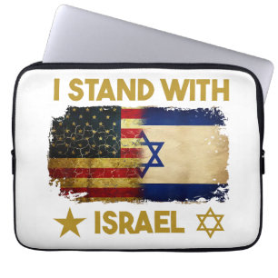 Funda Para Portátil Camiseta Me Siento Con Israel Me Siento Con Israel