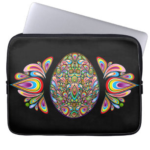 Funda Para Portátil Camiseta Orgánica para Niños con Diseño Psicodélic