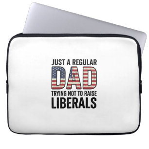 Funda Para Portátil Camiseta Papá Regular Intentando No Criar Liberale
