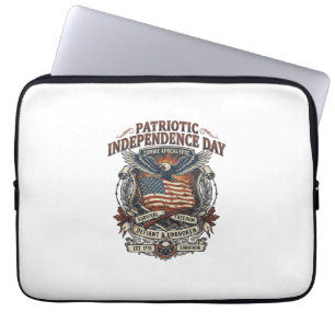 Funda Para Portátil Camiseta Patriótica Superviviente Apocalipsis Zomb