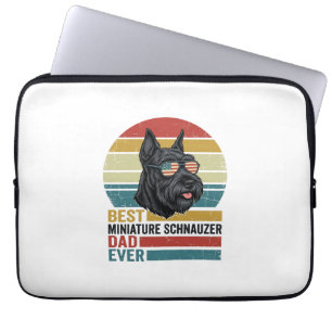 Funda Para Portátil Camiseta Patriótica Vintage de Papá Schnauzer Mini