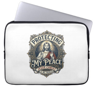 Funda Para Portátil Camiseta Respeto Propio Límites Jesús Fe Basada De